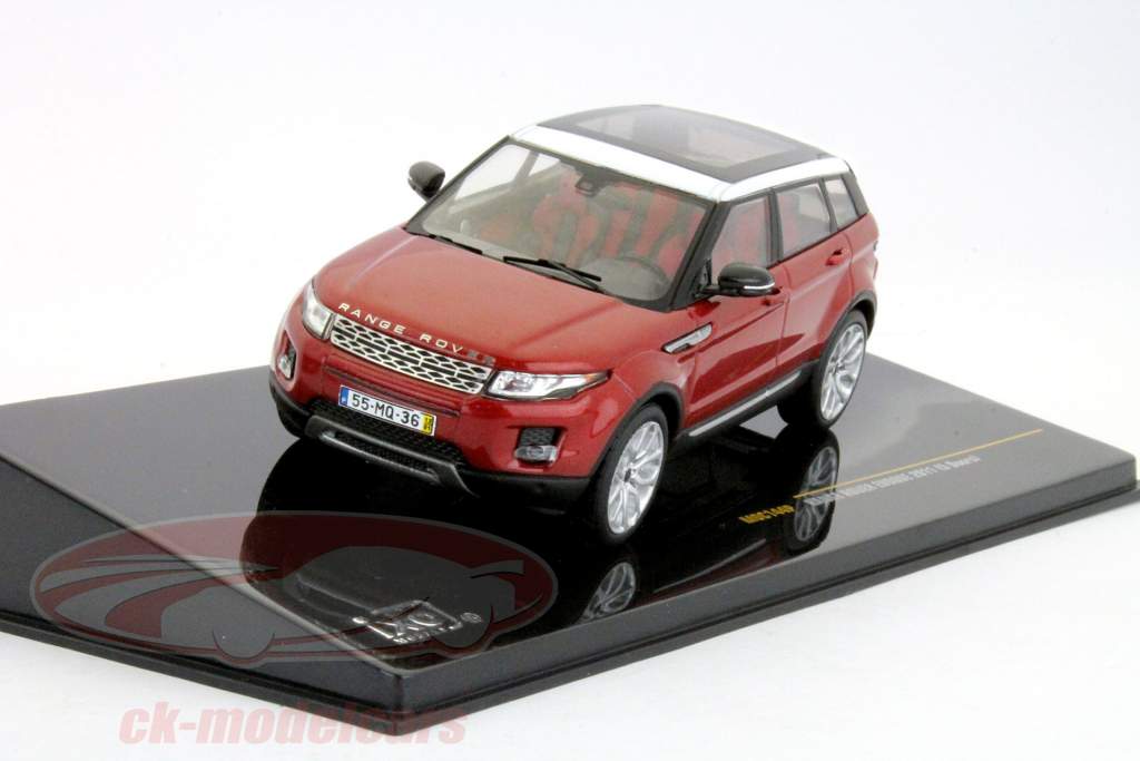 Range Rover Evoque bouwjaar 2011 rood 1:43 Ixo