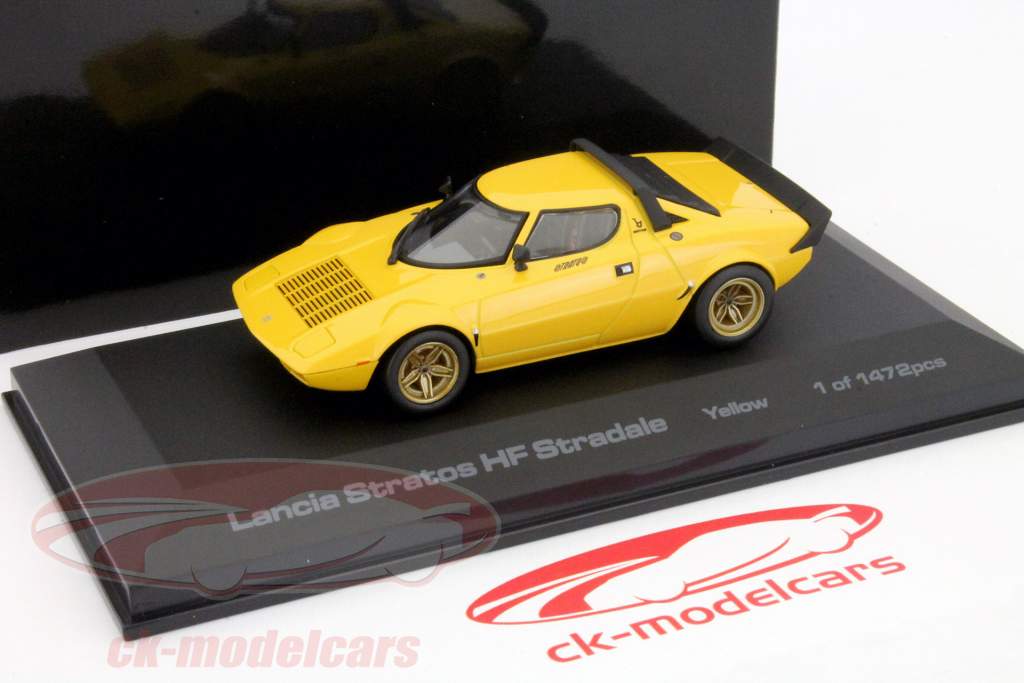 ランチアストラトスHFストラダーレイエロー1：43 HPI