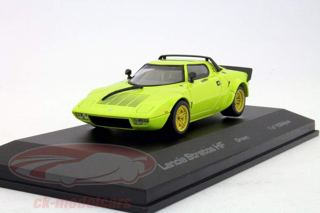 蓝旗亚Stratos HF亮绿色1:43 HPI