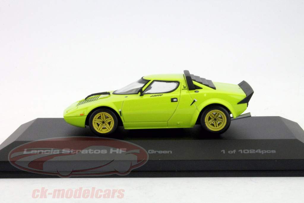 蓝旗亚Stratos HF亮绿色1:43 HPI