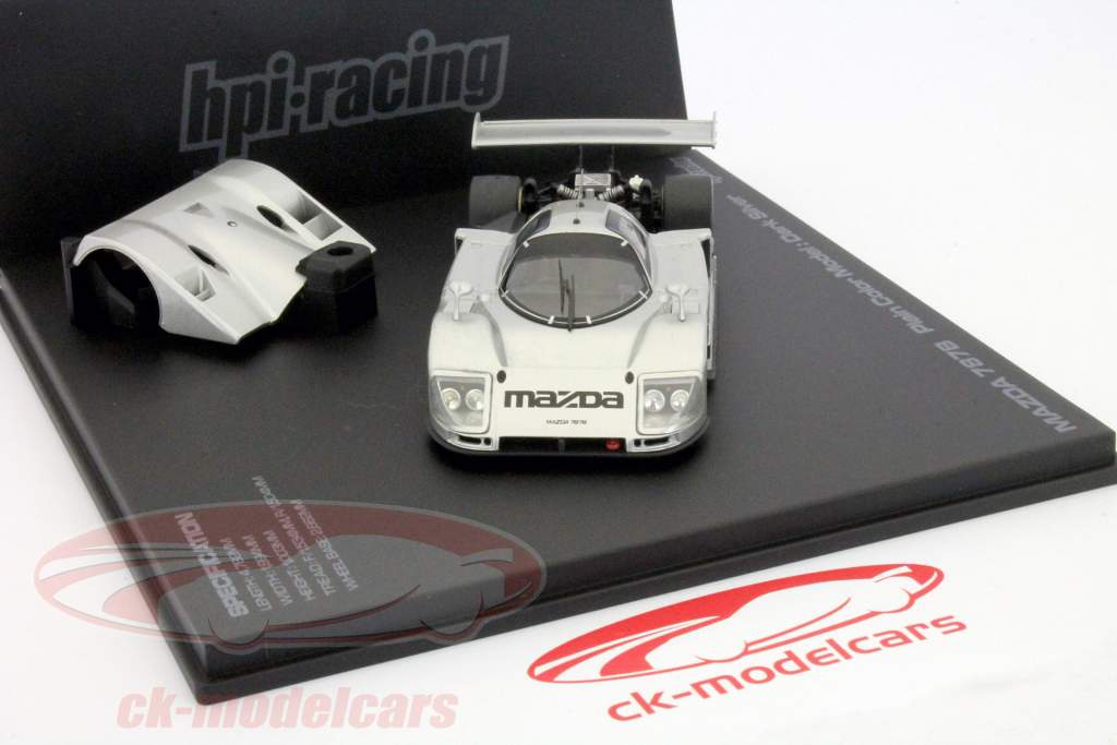 KIDBOX特注 1/43 MAZDA 787B plain color 998 MAZDA 787B (PLAIN COLOR MODEL: DARK SILVER)