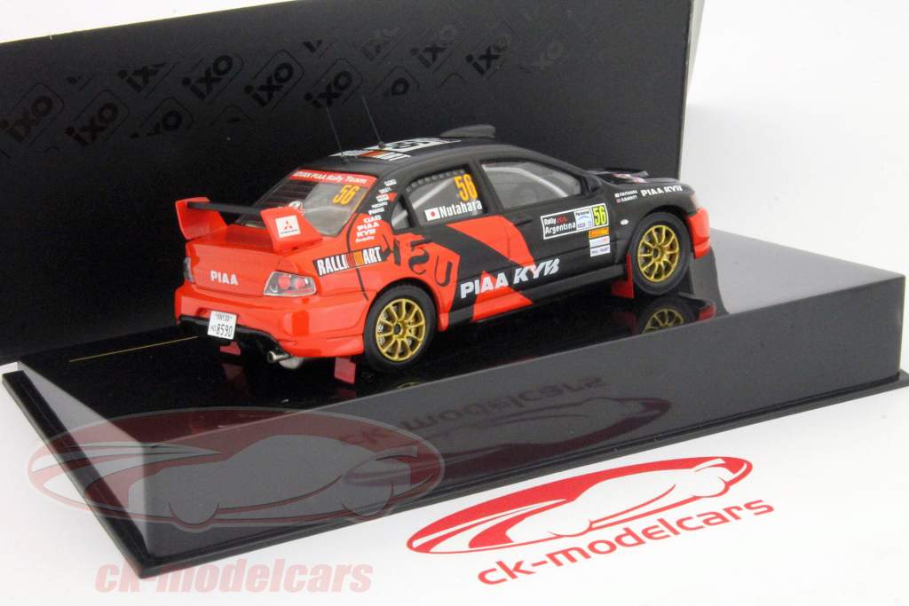 三菱ランサーエボリューション9＃56ラリー·アルゼンチン2008奴田原選手、バリット1時43分モデルIxo