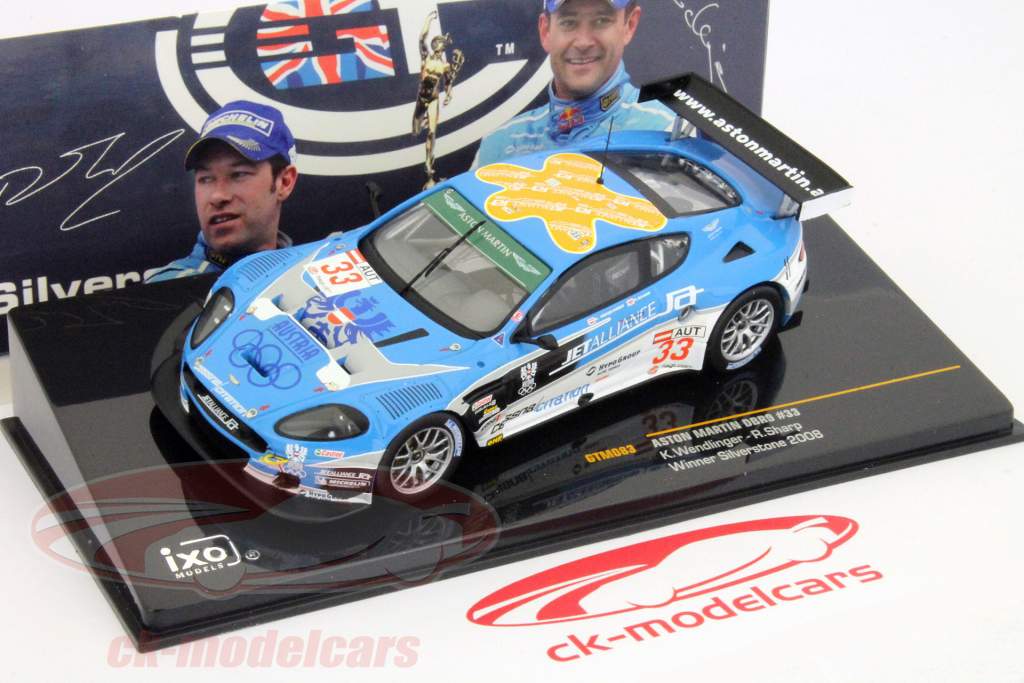 Aston Martin DBR-9 #33 Vencedor Silverstone 2008 Wendlinger, a Sharp 1:43 Ixo