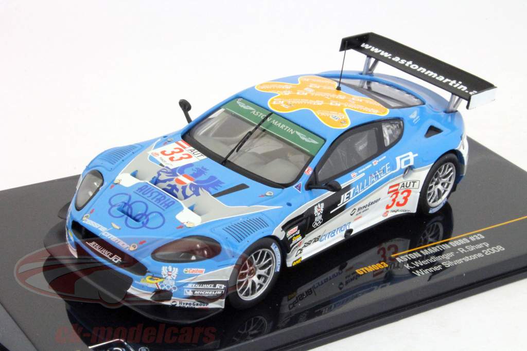 Aston Martin DBR-9 #33 Vencedor Silverstone 2008 Wendlinger, a Sharp 1:43 Ixo