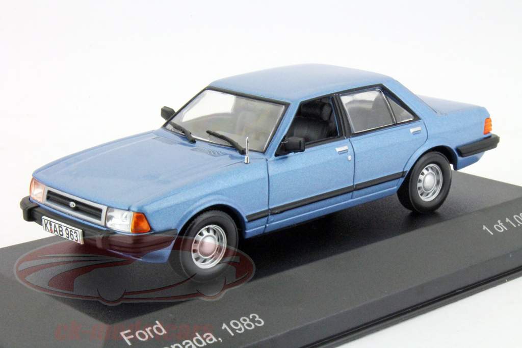 福特格拉纳达MK2的1983年蓝色金属1:43白牌