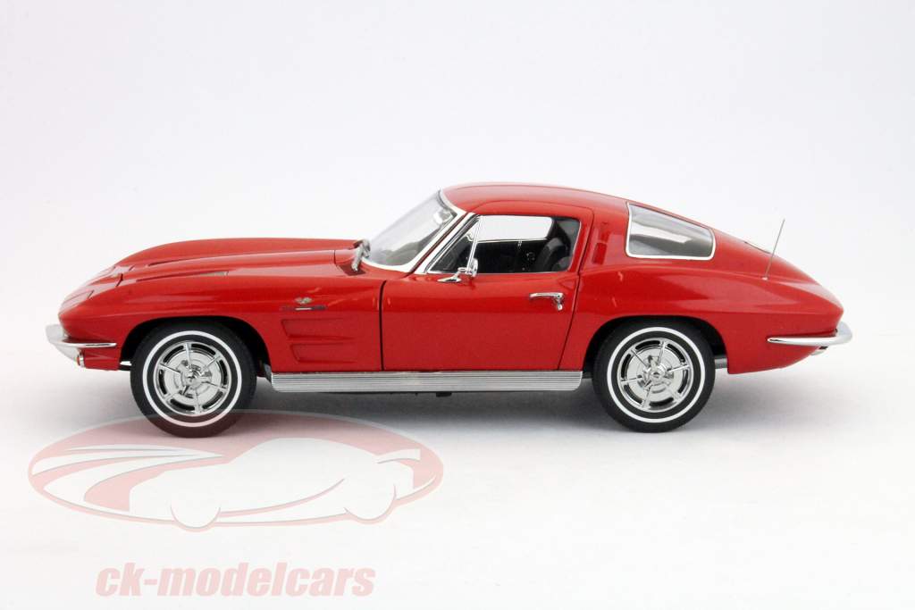 雪佛兰Corvette斯汀1963年雷红1:18 AUTOA​​RT