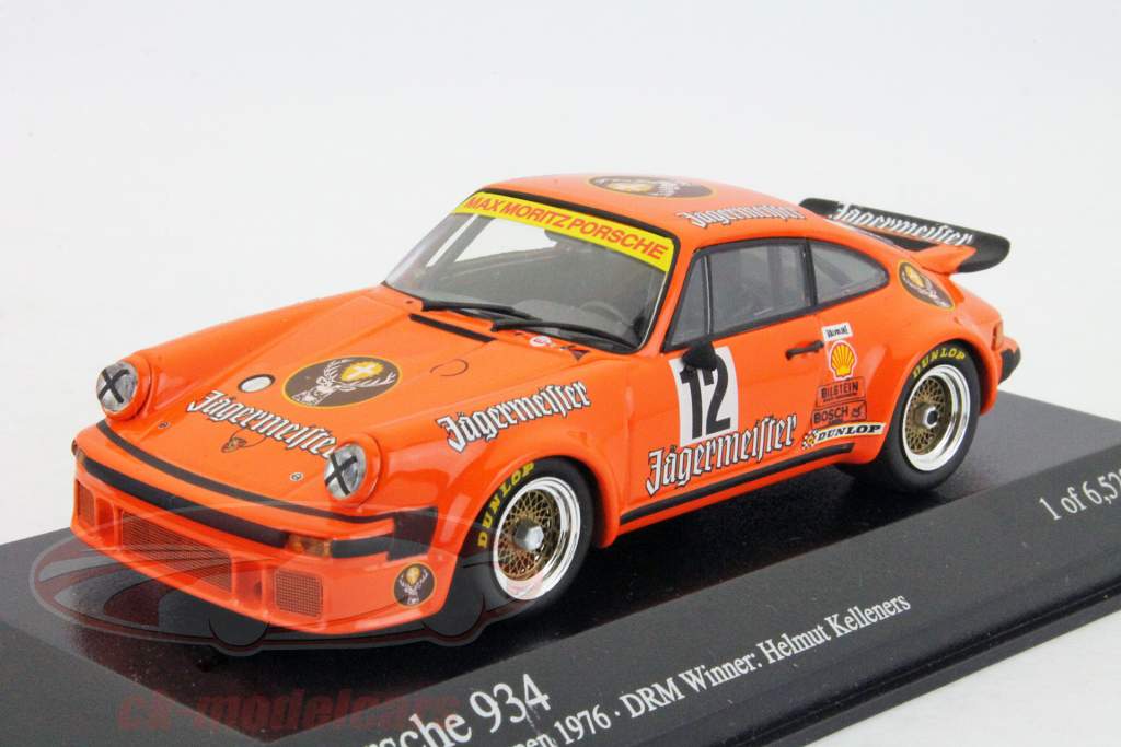 H. Kelleners DRM Winner Porsche 934 #12 ADAC Eifelrennen 1976 1:43 Minichamps