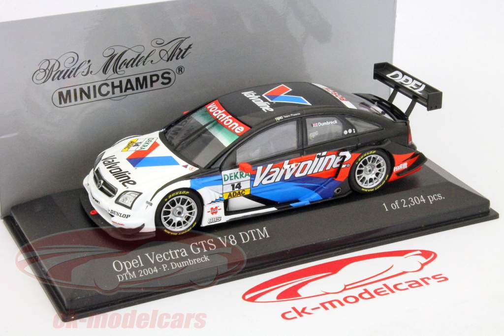 【ミニチャンプス】オペル ベクトラ GTS V8 DTM  Dumbreck Minichamps 1:43 P.ダンブレックオペルベクトラGTS V8 DTM 2004