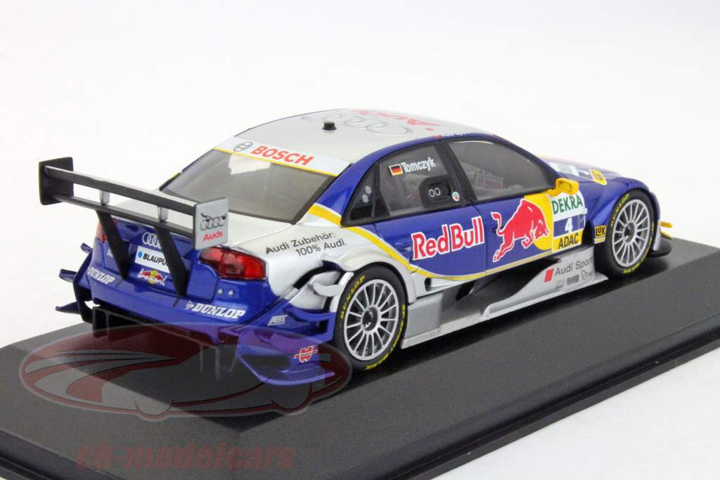 M. Tomczyk＃4レッドブルアウディA4 DTM 2006サイズミニチャンプス