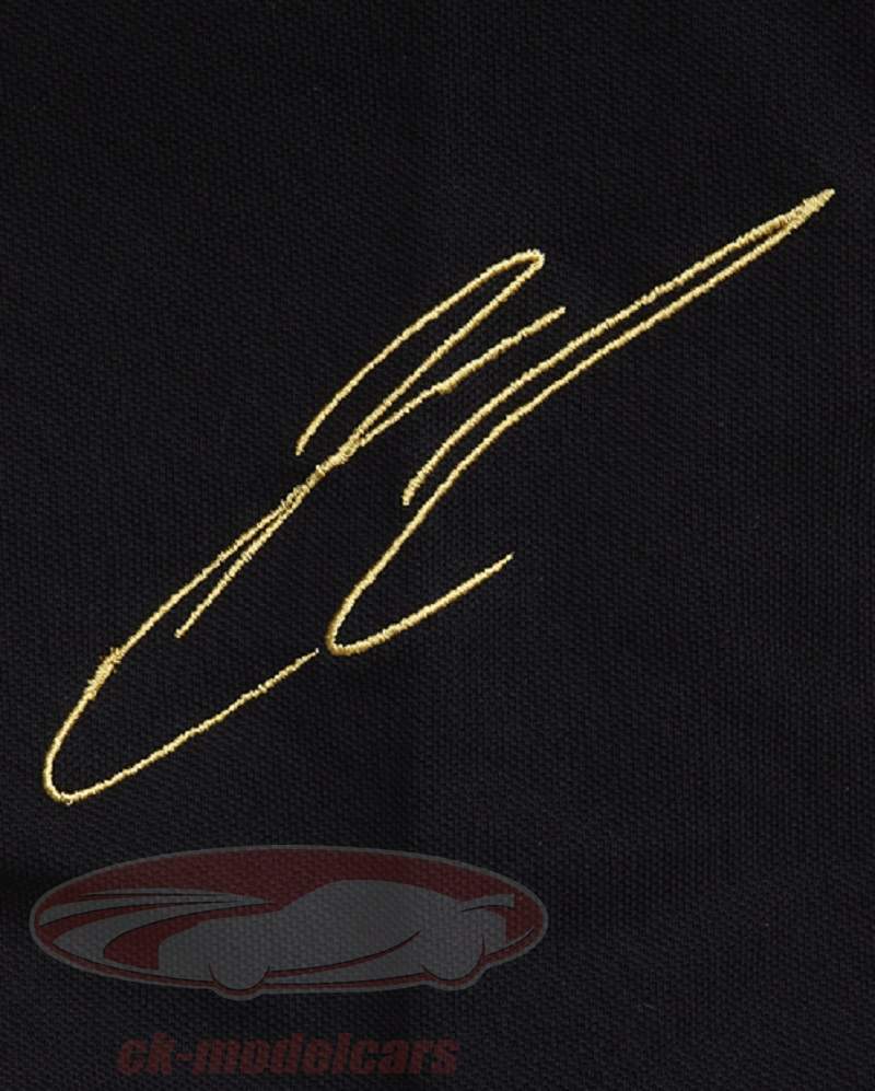 キミ·ライコネンロータスフォーミュラ1 2013ポロシャツライフスタイルブラック - ゴールドSサイズ小