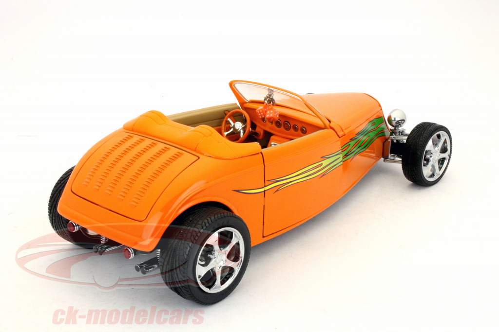 フォードコンバーチブルクーペ年1933オレンジ1時18明逸
