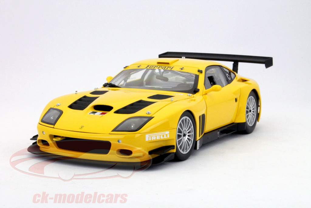 Kyosho 1:18 Ferrari 575 GTC Evoluzione yellow 08392C model