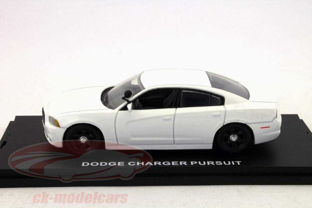 Dodge Charger Pursuit Plain Krop Police Car USA hvid 1:43 First Response