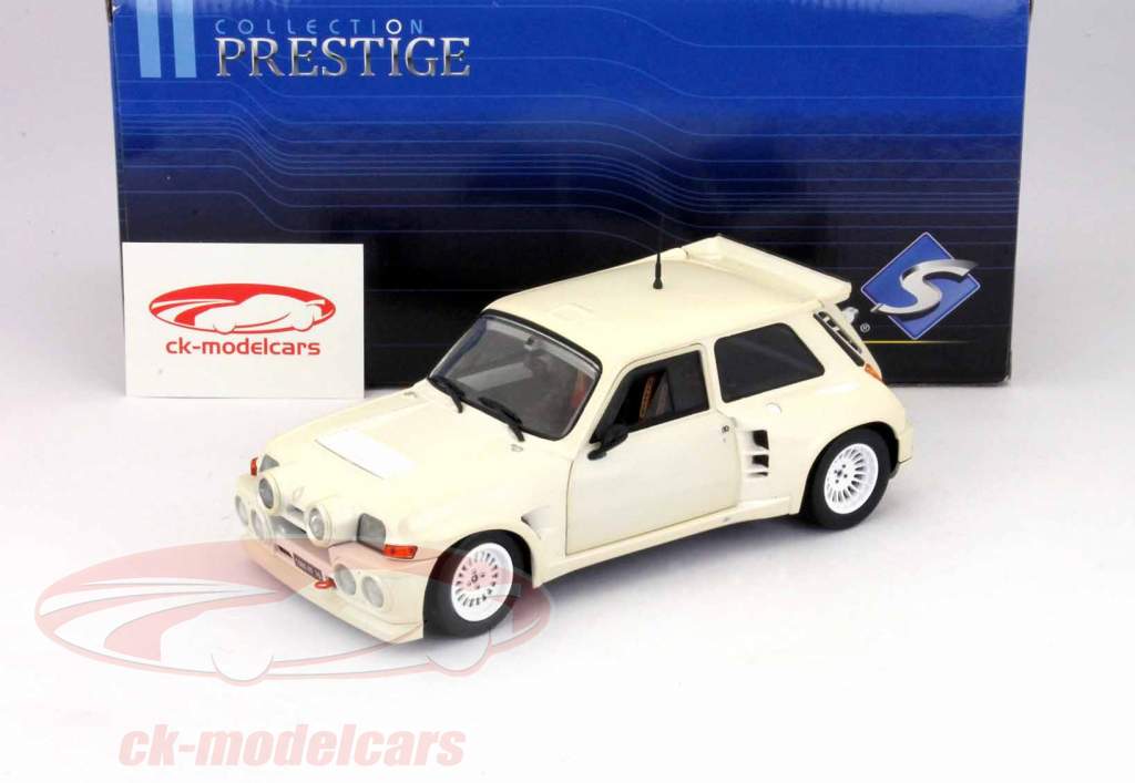 Renault 5 Maxi Turbo Plain Version Body Blanco Solido 1:18