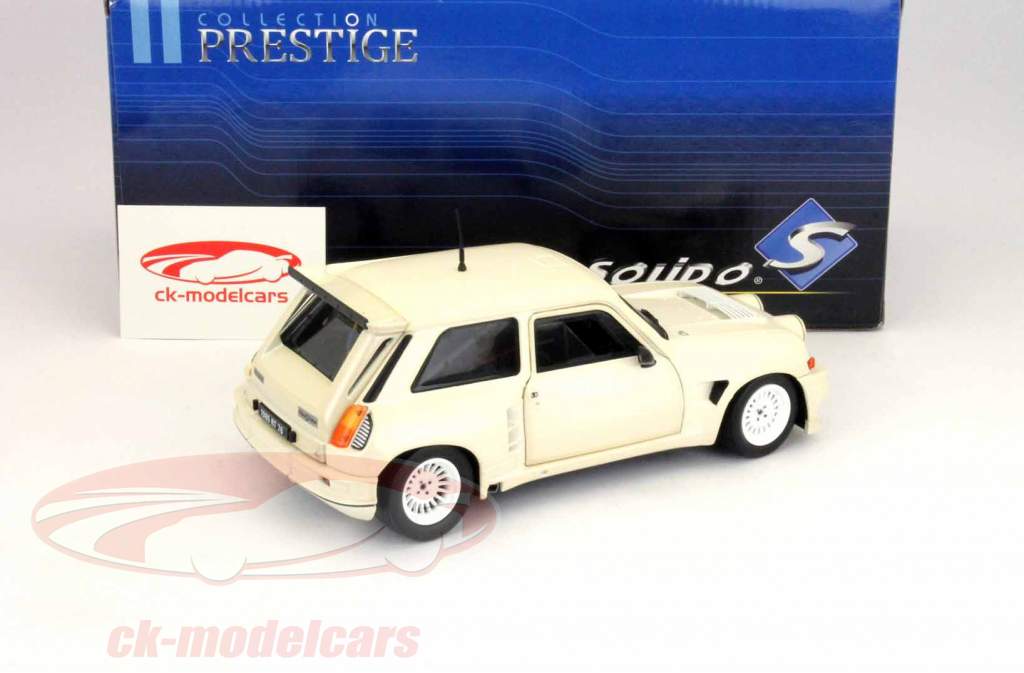 Renault 5 Maxi Turbo Plain White Version Corpo Solido 1:18