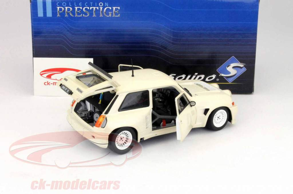 Renault R5 Maxi Turbo Plain Body Version white 1:18 Solido