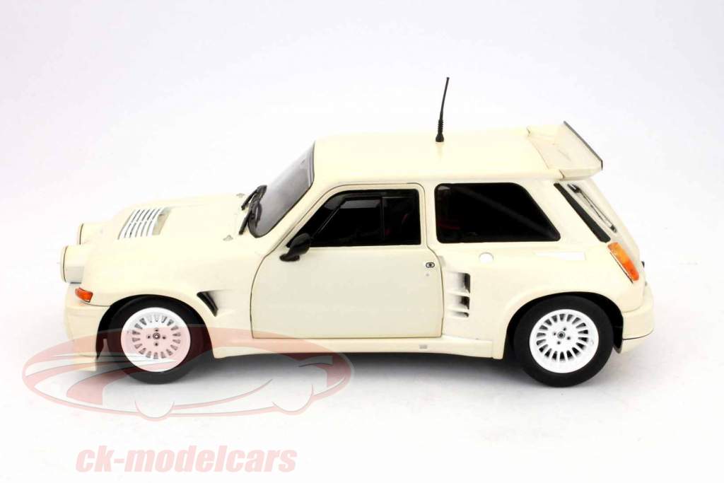 Renault 5 Maxi Turbo Plain White Version Corpo Solido 1:18