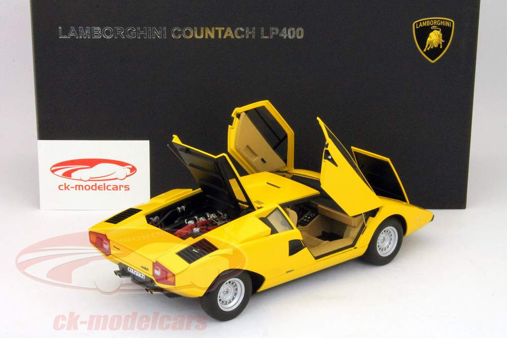 AUTOart 1:18 Lamborghini Countach LP400 Baujahr 1974 yellow