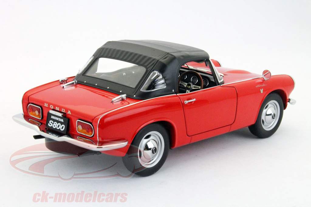 ミニカー AUTOart Honda S800 1/18 AUTOart 1:18 Honda S800 Roadster year 1966 red 73276 model