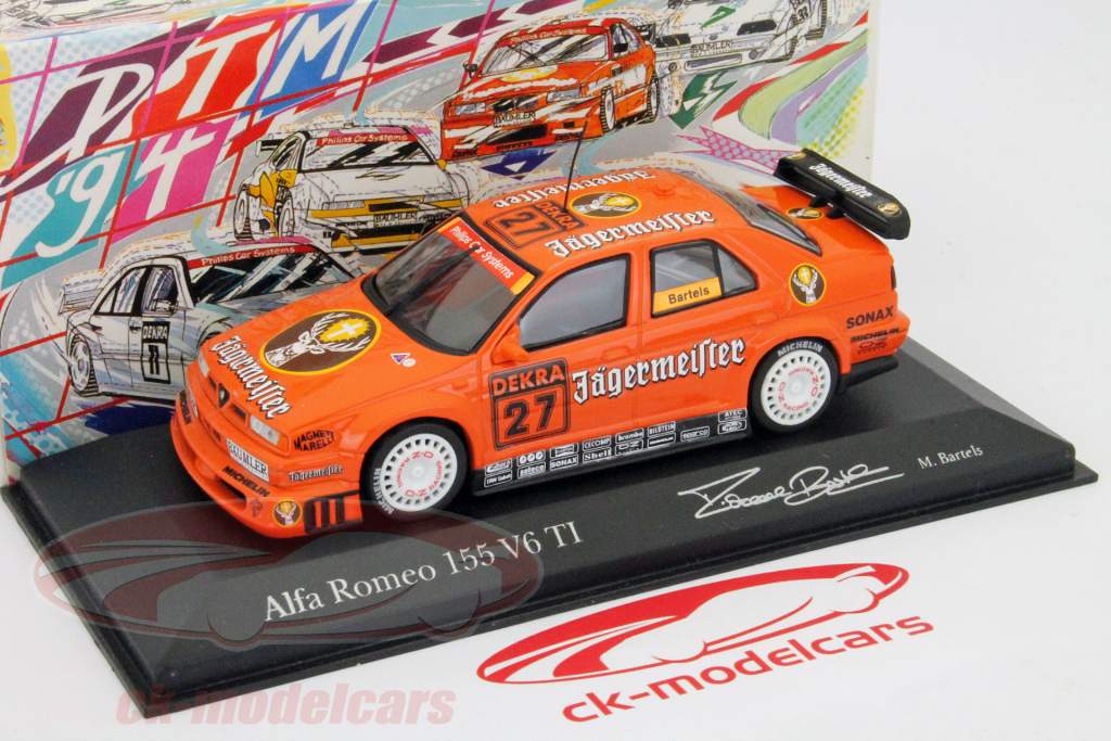 Minichamps 1:43 M.バーテルズアルファロメオ155 V6 TI DTM 1994