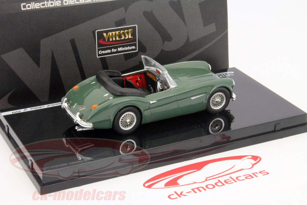 Austin Healey 3000 Open bladgroen 1:43 Vitesse