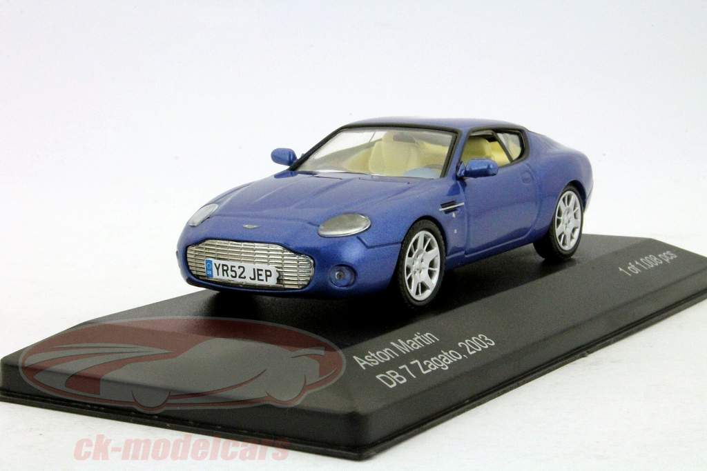 2003ブルーメタリック午前1時43 WhiteBoxの年に建てアストンマーチンDB7ザガート