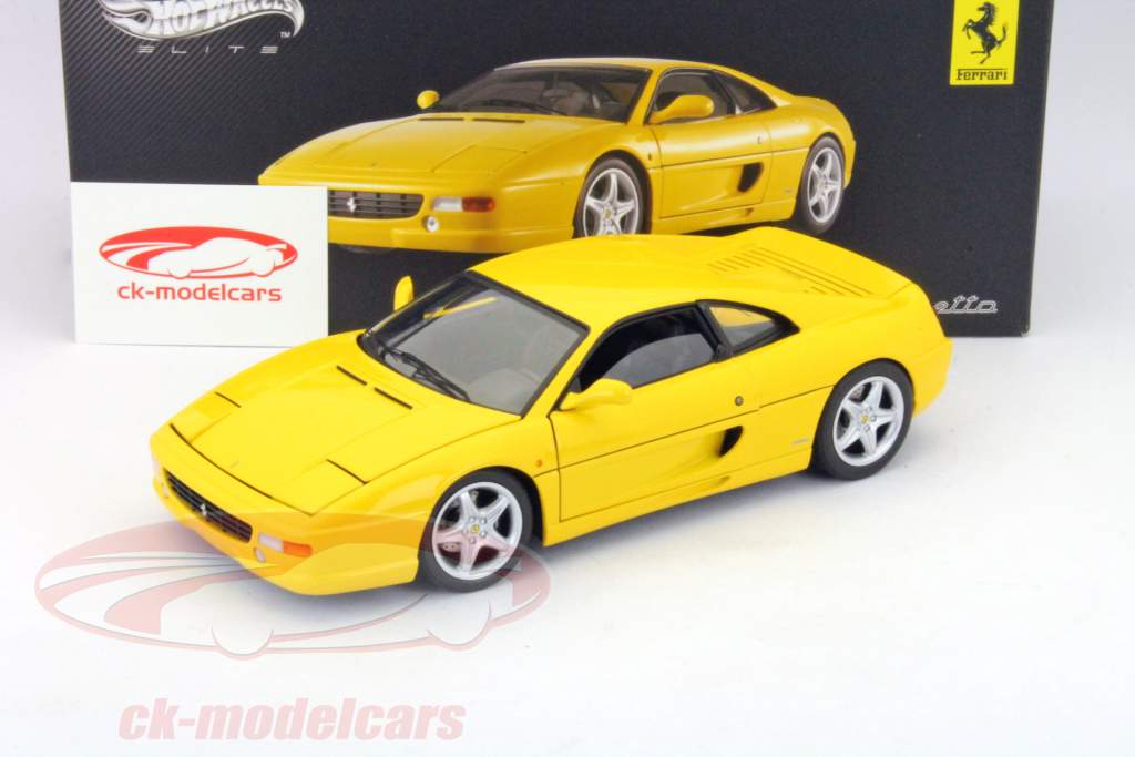 フェラーリF355ベルリネッタイエロー1時18分HOTWHEELSエリート