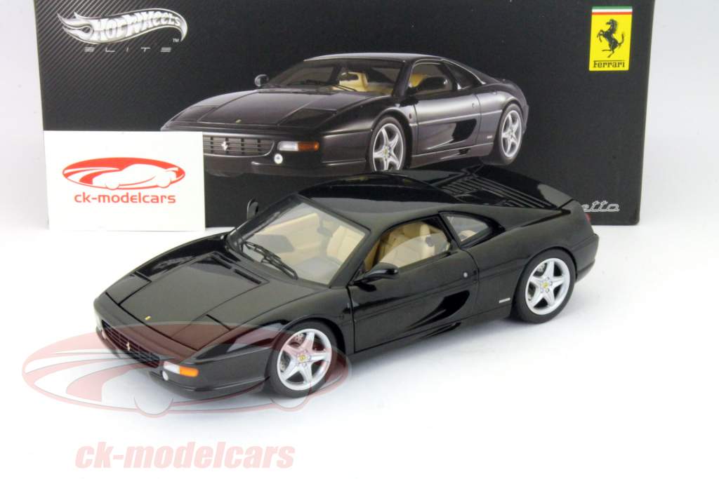 その他 HOT WHEELS F355 GTS FERRARI 18/1 HotWheels 1:18 Ferrari F355 Berlinetta black Elite X5478