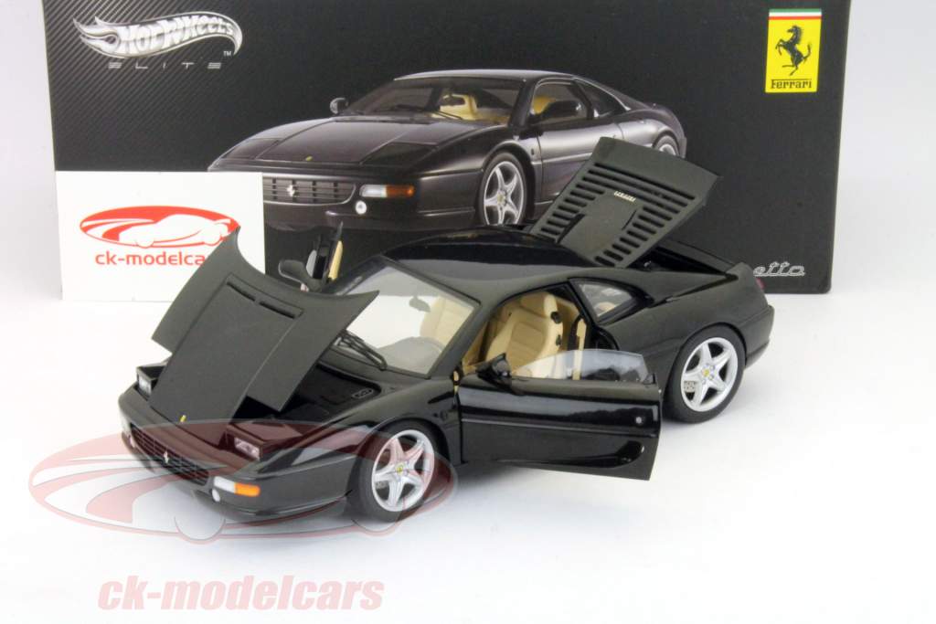 Ferrari F355 Berlinetta черный 1:18 HotWheels Элита