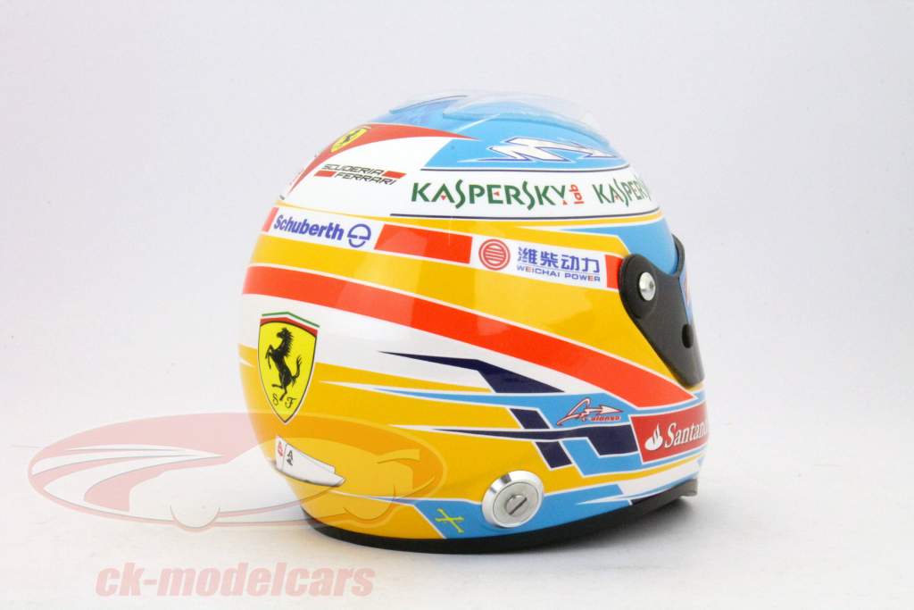 Fernando Alonso Ferrari F138 Formule 1 2013 1:02 Schuberth helm
