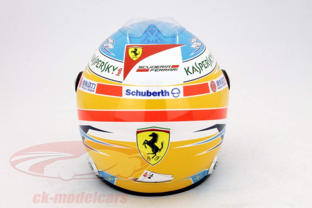 Fernando Alonso Ferrari F138 Formule 1 2013 1:02 Schuberth helm