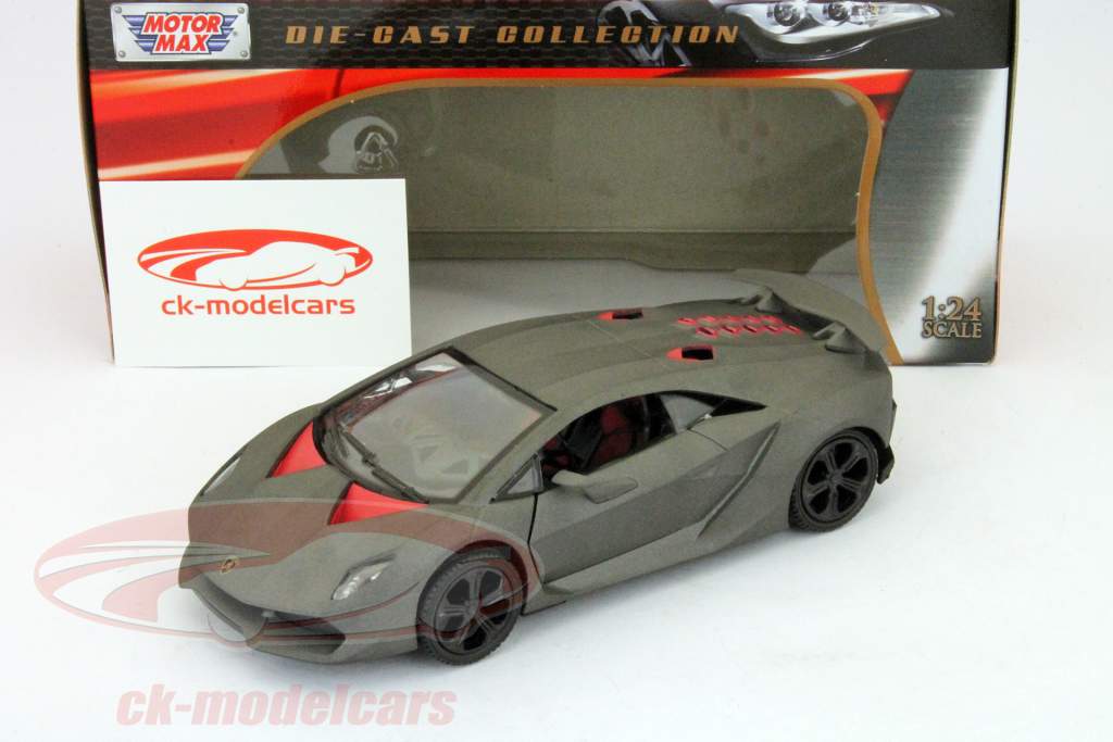 Lamborghini Sesto Elemento gris mate 1:24 MotorMax