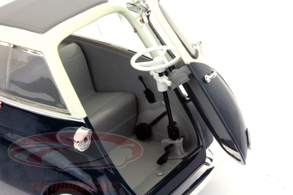 Revell 1:18 BMW Isetta 250 dark blue / cream 08469 model car