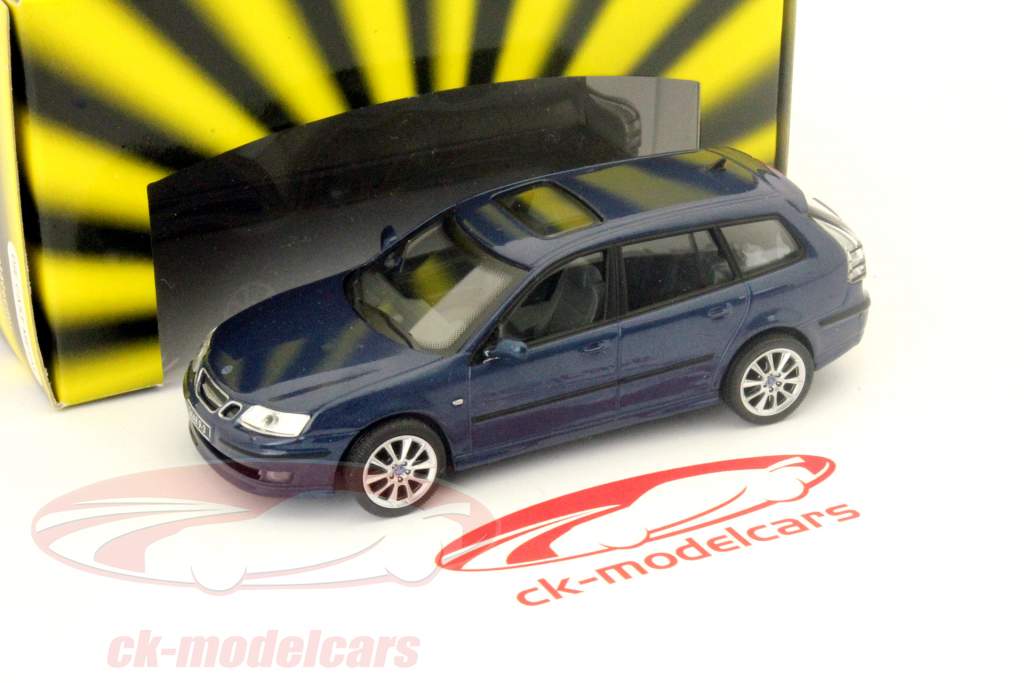 Saab 9-3 Sport Combi blu scuro 1:43 Abrex
