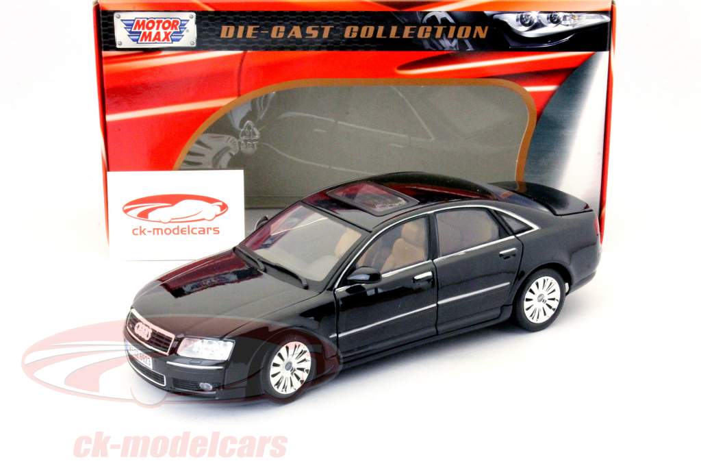 Audi A8 nero 1:18 MotorMax