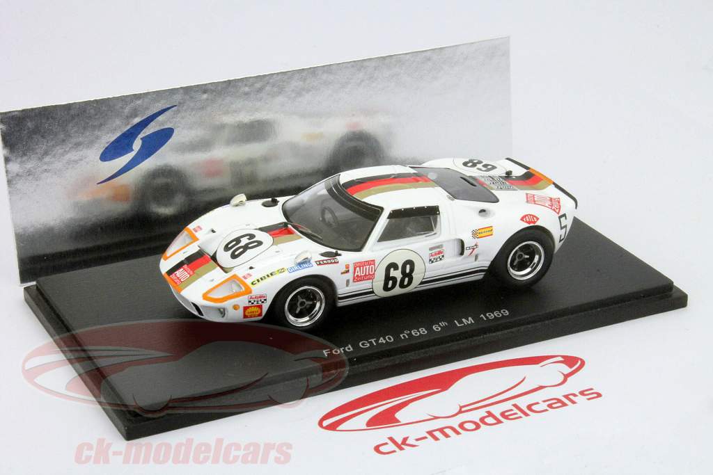 Ford GT40 #68 Le Mans 24 Хоэст, Kelleners 1:43 Свечи