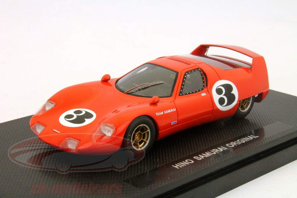 Hino Samurai исходном #3 красный 1:43 EBBRO