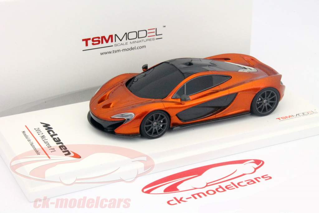 McLaren P1 ano 2012 laranja 1:43 TrueScale
