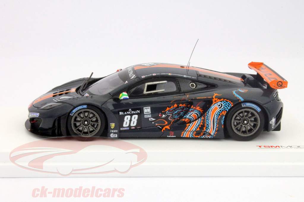 迈凯轮MP4-12C GT3第88古德温24小时温泉Barff，帕伦特，遗嘱1:43的TrueScale