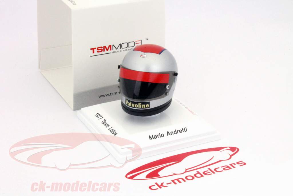 马里奥·安德雷蒂一级方程式1977头盔1:8比例真
