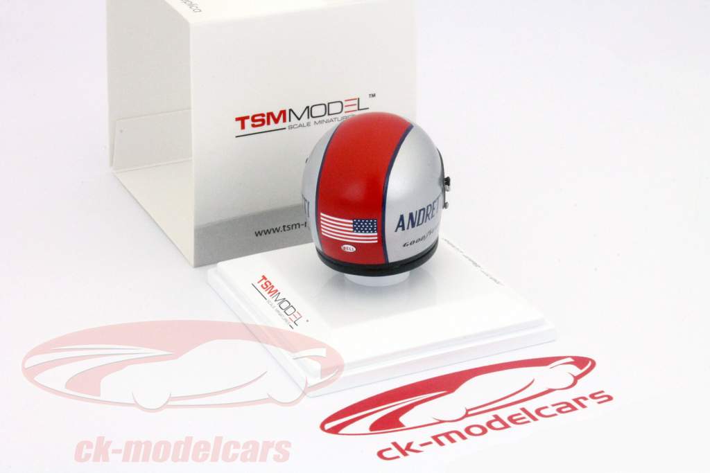 マリオ·アンドレッティフォーミュラ1 1977ヘルメット1時08スケールの真