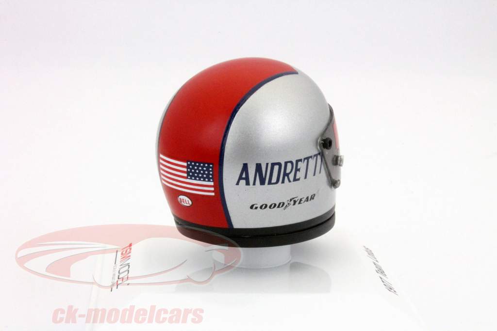 マリオ·アンドレッティフォーミュラ1 1977ヘルメット1時08スケールの真
