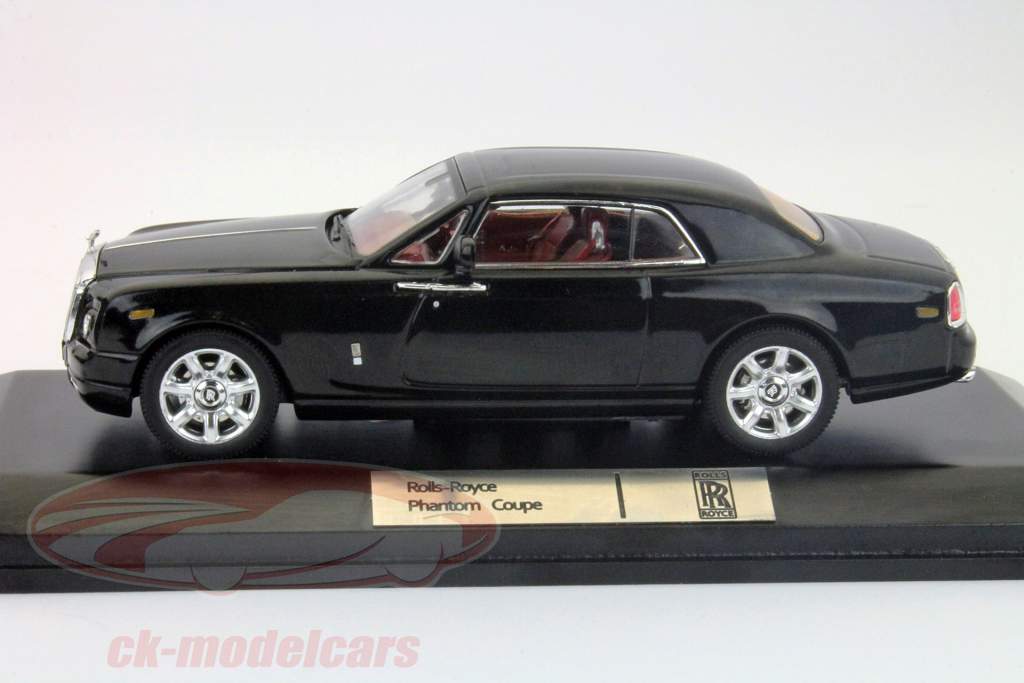 2008ロールスロイスファントムクーペブラック1時43分モデルIxoを建てイヤー
