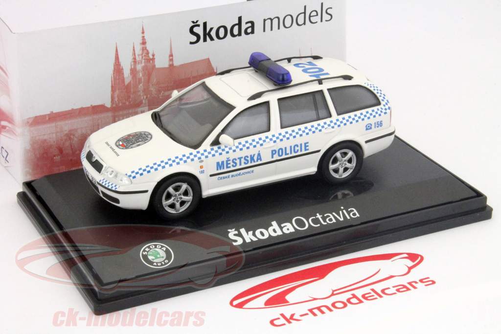 斯柯达明锐Combi机的警察1:43 Abrex