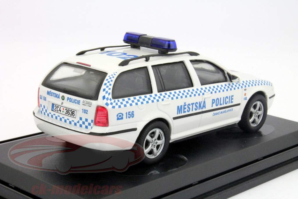 斯柯达明锐Combi机的警察1:43 Abrex