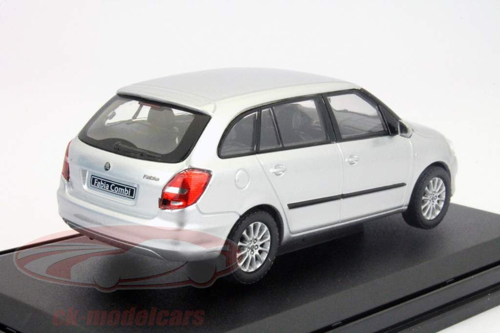 Skoda Fabia II Combi year 2010 silver 1:43 Abrex