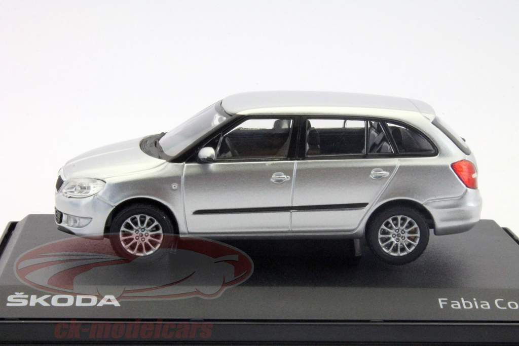 斯柯达Fabia Combi机建于2010年银1:43 ABREX