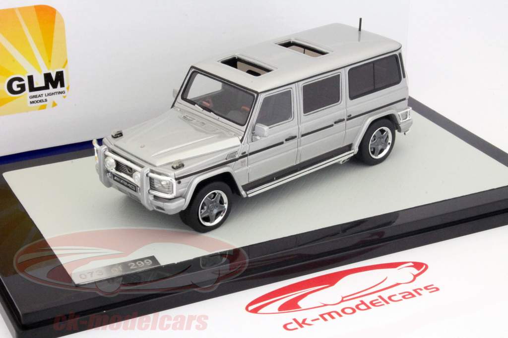 Mercedes Benz G-Class AMG C63 длинные серебряные 1:43 GLM