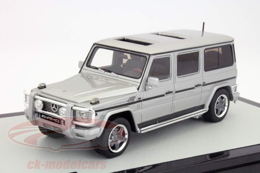 Mercedes Benz G-Class AMG C63 длинные серебряные 1:43 GLM