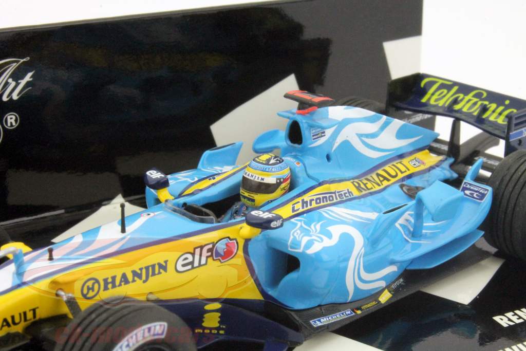 Minichamps 1:43 F. Alonso Renault R26 Winner British GP